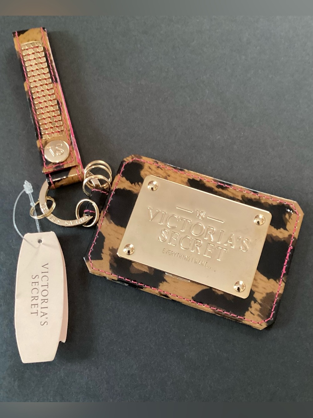 Victoria’s Secret 2009 “Everything I Want…” Leopard Print Luggage Tag